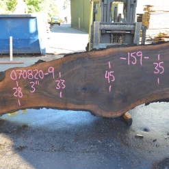 Goby Walnut Green Slabs Oregon Black Walnut Slab 070820-09
