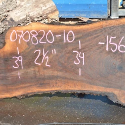 Goby Walnut Oregon Black Walnut Slab 070820-10 Green Slabs
