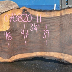 Goby Walnut Oregon Black Walnut Slab 070820-11
