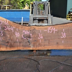 Goby Walnut Green Slabs Oregon Black Walnut Slab 070820-12