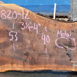 Goby Walnut Green Slabs Oregon Black Walnut Slab 070820-12
