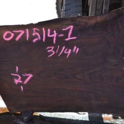 Goby Walnut Green Slabs Oregon Black Walnut Slab 071514-01