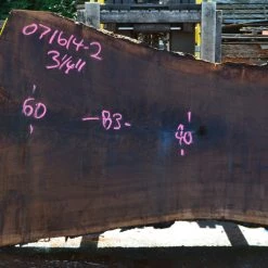 Goby Walnut Green Slabs Oregon Black Walnut Slab 071614-02