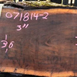 Goby Walnut Green Slabs Oregon Black Walnut Slab 071814-02