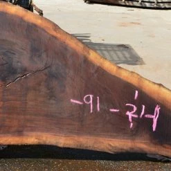 Goby Walnut Green Slabs Oregon Black Walnut Slab 071814-02