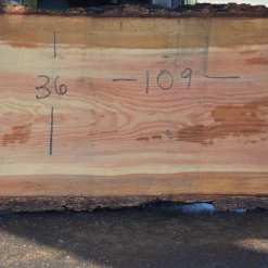 Goby Walnut Products Green Slabs 072419-01 Oregon Fir Slab