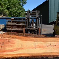 Goby Walnut Products 072419-12 Oregon Fir Slab Green Slabs