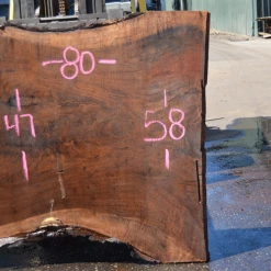 Goby Walnut Products 072619-03 Oregon Black Walnut Green Slabs
