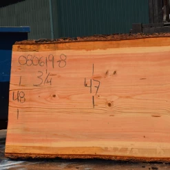 Goby Walnut Products 080619-08 Oregon Fir Slab Green Slabs