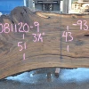 Goby Walnut Oregon Black Walnut Slab 081120-09 Green Slabs