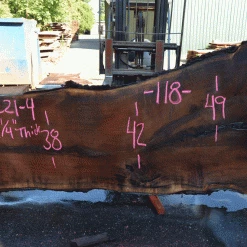 Goby Walnut Products Oregon Black Walnut 081221-04 Green Slabs