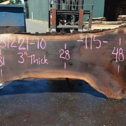 Goby Walnut Products Green Slabs Oregon Black Walnut 081221-10