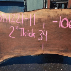 Goby Walnut Products Green Slabs Oregon Black Walnut 081221-11