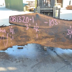 Goby Walnut Oregon Black Walnut Slab 081320-01 Green Slabs