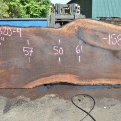 Goby Walnut Oregon Black Walnut Slab 081320-04 Green Slabs