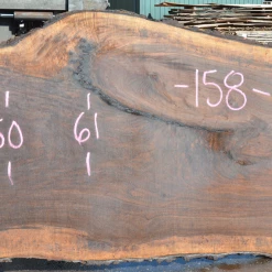 Goby Walnut Oregon Black Walnut Slab 081320-04 Green Slabs