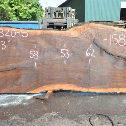 Goby Walnut Oregon Black Walnut Slab 081320-05 Green Slabs