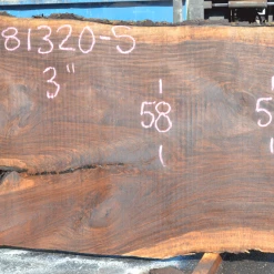 Goby Walnut Oregon Black Walnut Slab 081320-05 Green Slabs