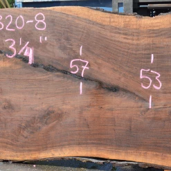 Goby Walnut Oregon Black Walnut Slab 081320-08 Green Slabs