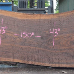 Goby Walnut Products Oregon Black Walnut Slab 082021-01 Green Slabs