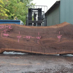 Goby Walnut Products Oregon Black Walnut Slab 082021-02 Green Slabs