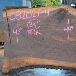 Goby Walnut Products Oregon Black Walnut Slab 082021-04