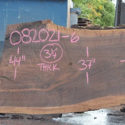 Goby Walnut Products Oregon Black Walnut Slab 082021-06 Green Slabs