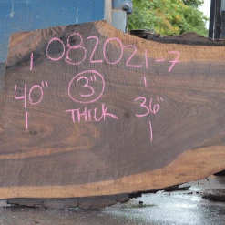 Goby Walnut Products Green Slabs Oregon Black Walnut Slab 082021-07
