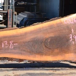 Goby Walnut Oregon Black Walnut Slab 082615-01 Green Slabs