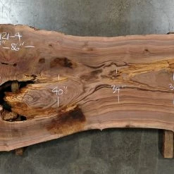 Goby Walnut Oregon Black Walnut Slab 090121-4 Green Slabs