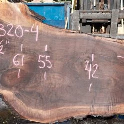 Goby Walnut Products Oregon Black Walnut Slab 090820-04 Green Slabs