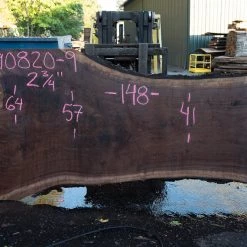 Goby Walnut Products Oregon Black Walnut Slab 090820-09