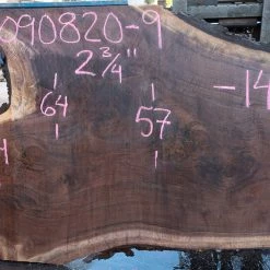 Goby Walnut Products Oregon Black Walnut Slab 090820-09