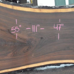 Goby Walnut Products Oregon Black Walnut Slab 091921-01
