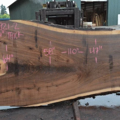 Goby Walnut Products Oregon Black Walnut Slab 091921-02