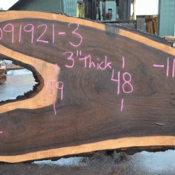 Goby Walnut Products Oregon Black Walnut Slab 091921-03