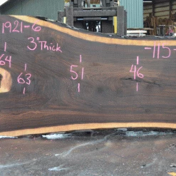 Goby Walnut Products Green Slabs Oregon Black Walnut Slab 091921-06