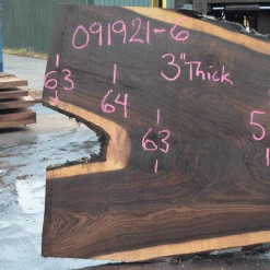 Goby Walnut Products Green Slabs Oregon Black Walnut Slab 091921-06
