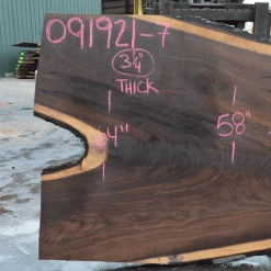 Goby Walnut Products Green Slabs Oregon Black Walnut Slab 091921-07