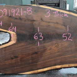 Goby Walnut Products Oregon Black Walnut Slab 091921-08