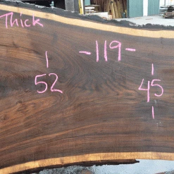 Goby Walnut Products Oregon Black Walnut Slab 091921-08