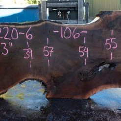 Goby Walnut Products Green Slabs Oregon Black Walnut Slab 090220-06