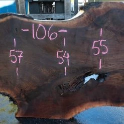 Goby Walnut Products Green Slabs Oregon Black Walnut Slab 090220-06