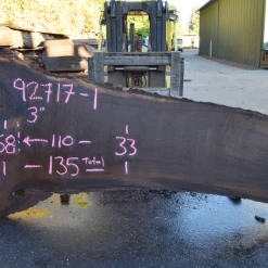 Goby Walnut Green Slabs 092717-01 Oregon Black Walnut Slab