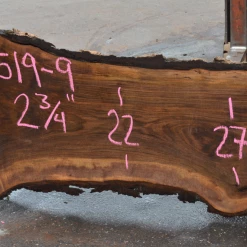 Goby Walnut Products 101519-09 Black Walnut Slab Green Slabs