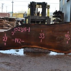 Goby Walnut Green Slabs Oregon Black Walnut Slab 102315-01