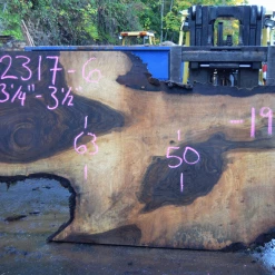 Goby Walnut Oregon Black Walnut Slab 102317-06 Green Slabs