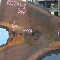 Goby Walnut Oregon Black Walnut Slab 102714-01