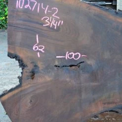 Goby Walnut Oregon Black Walnut Slab 102714-02