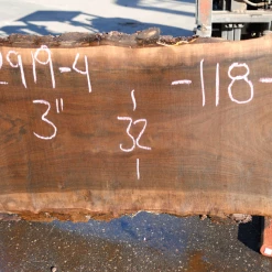 Goby Walnut Products Green Slabs 102919-04 Black Walnut Slab